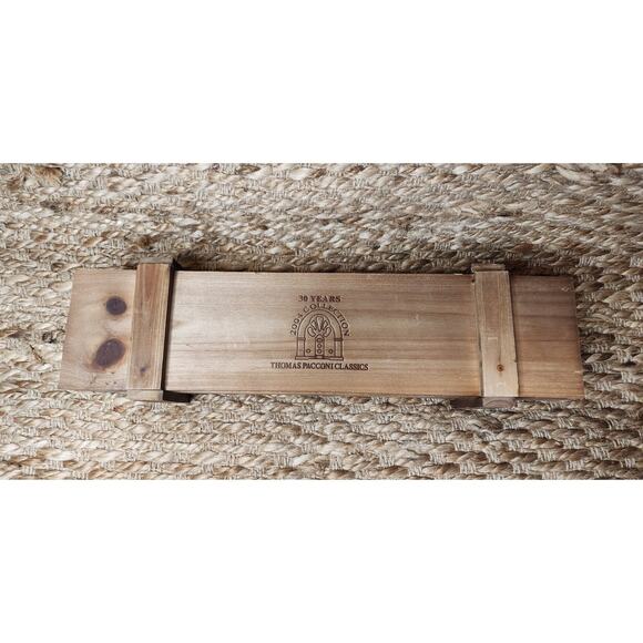 Vtg. Thomas Pacconi Blown Glass Christmas 2003 5 Piece Train Set Ornaments Boxed - Picture 13 of 13